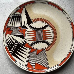 Mikasa Tribute DE856 Chop Plate 12 3/8" D Oven table Dishwasher southwest Design